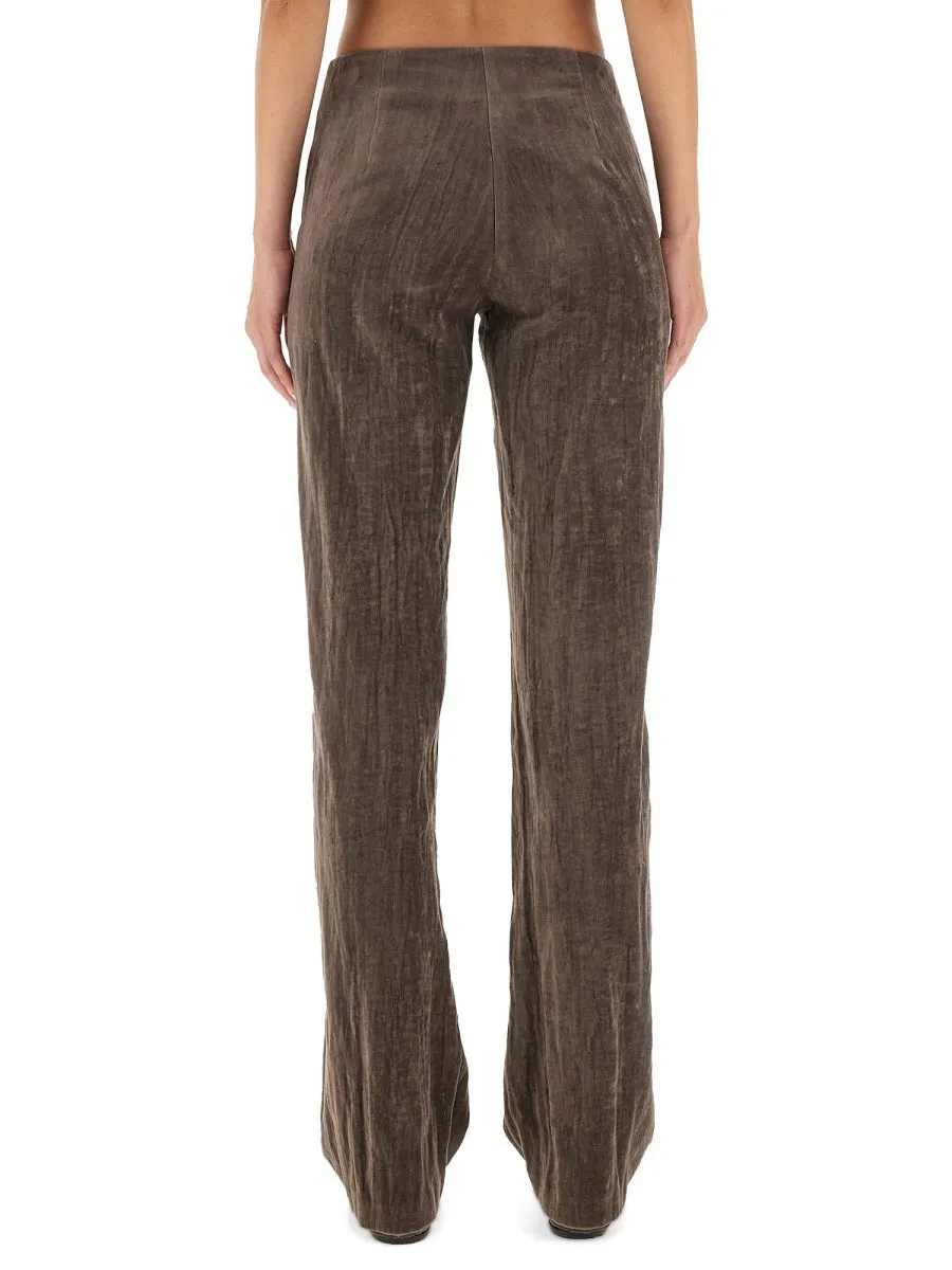 VELVET CRINKLE SLIM PANTS sold by Lord & Taylor product image thumbnail 3