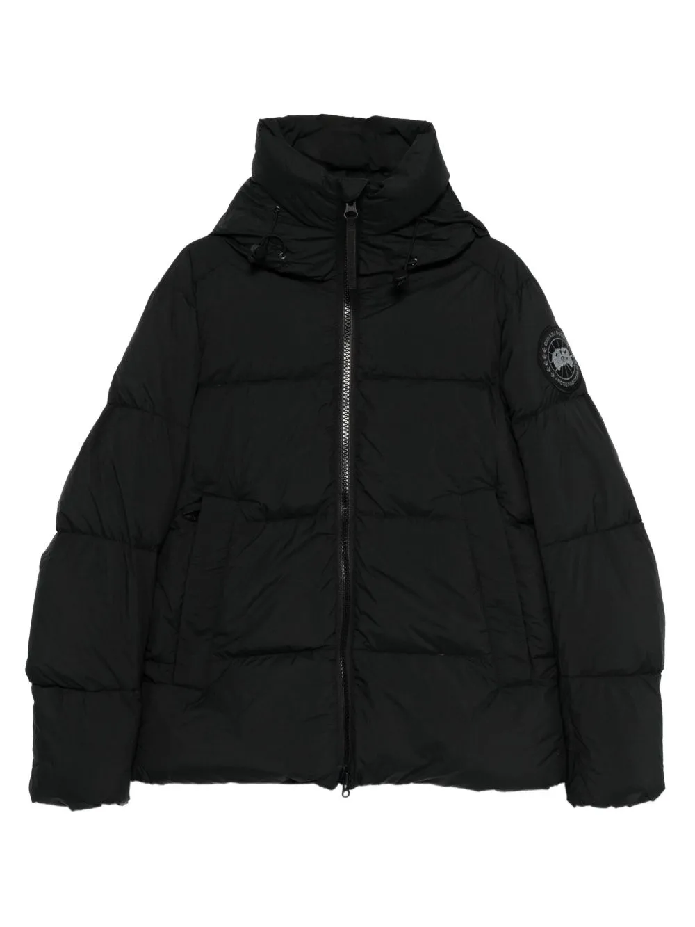 CANADA GOOSE CROFTON MATTE BLACK PUFFER sold by Lord & Taylor