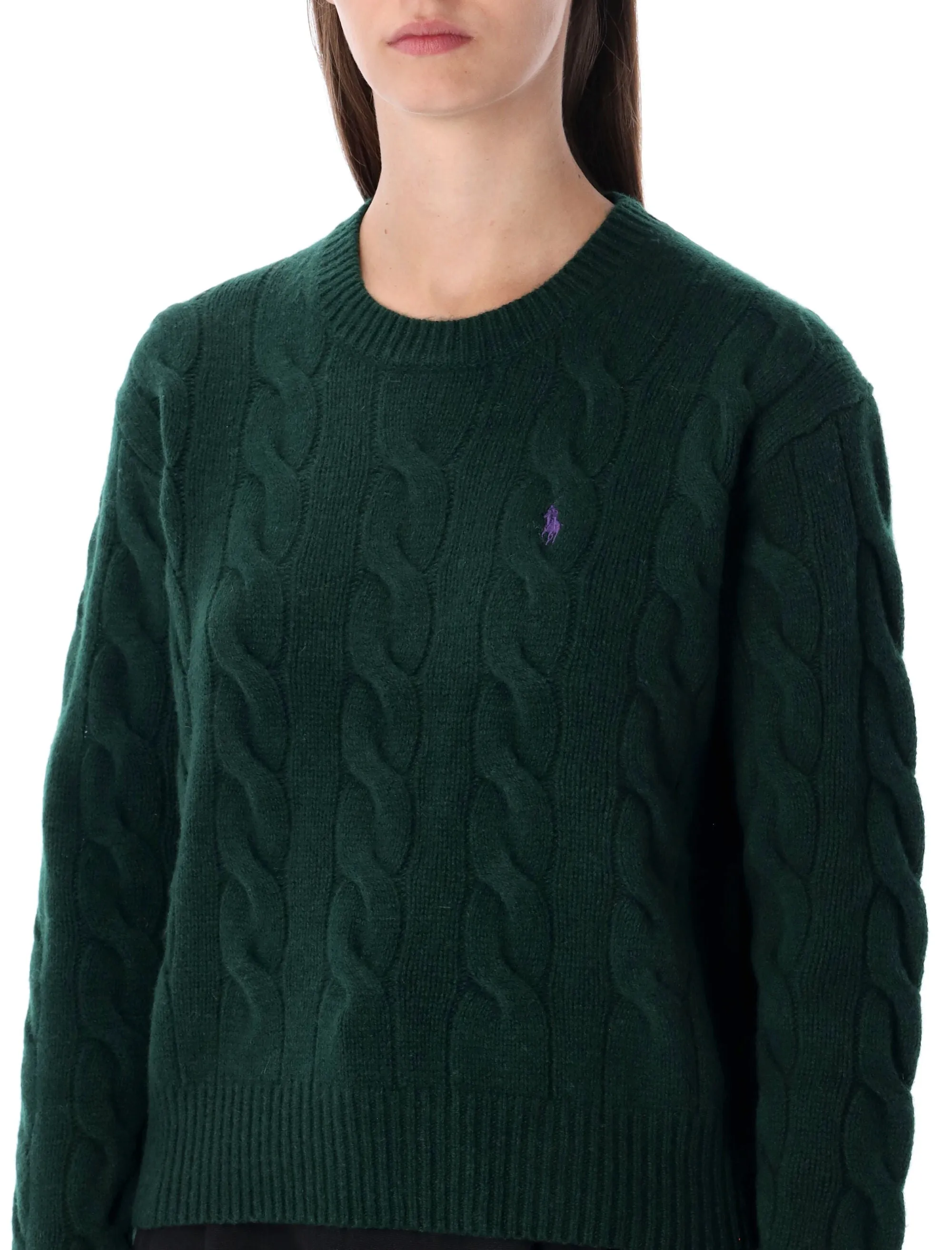 POLO RALPH LAUREN WOOL AND CASHMERE CABLE-KNIT SWEATER sold by Lord & Taylor product image thumbnail 3