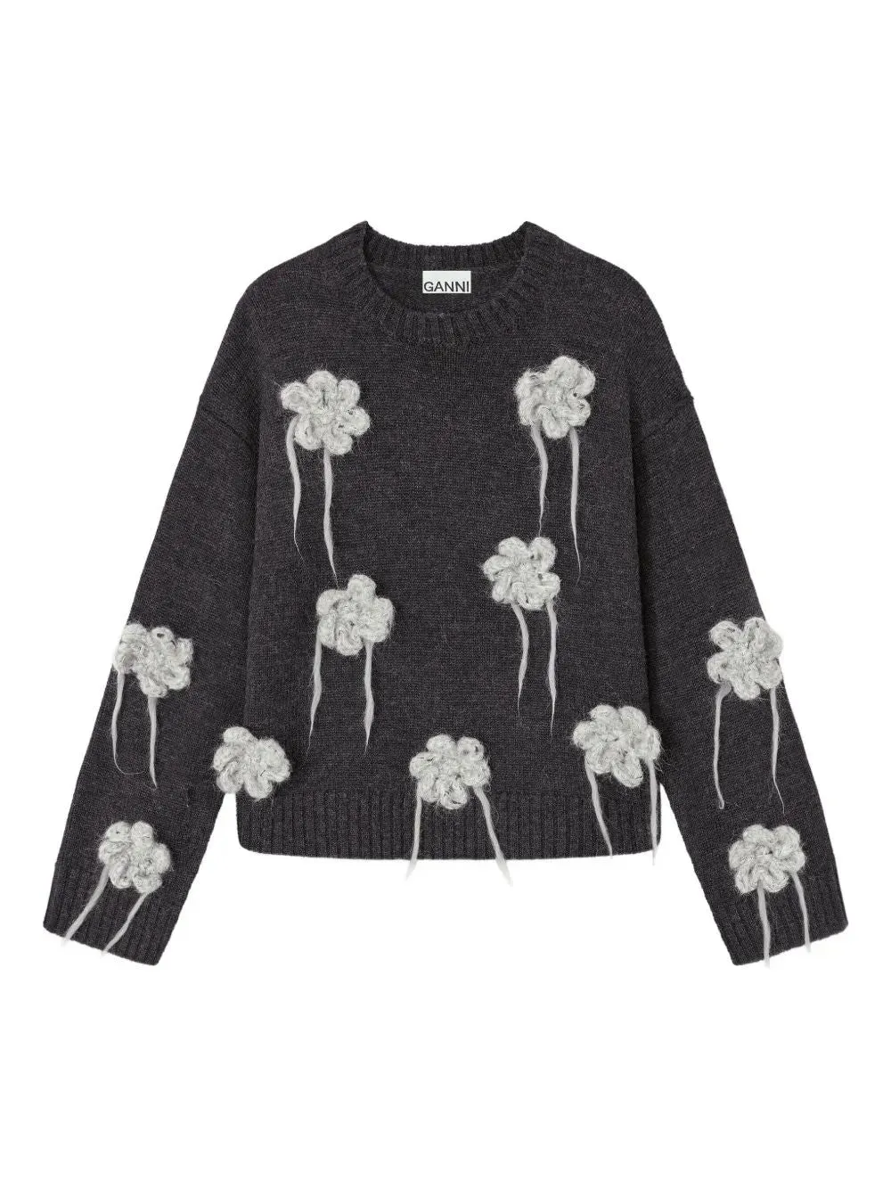 FLOWER CROCHET SWEATER sold by Lord & Taylor