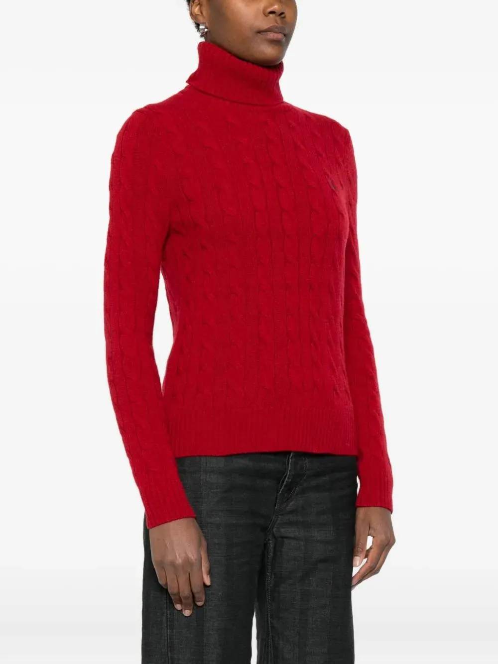 RED WOOL BLEND SWEATER sold by Lord & Taylor product image thumbnail 3