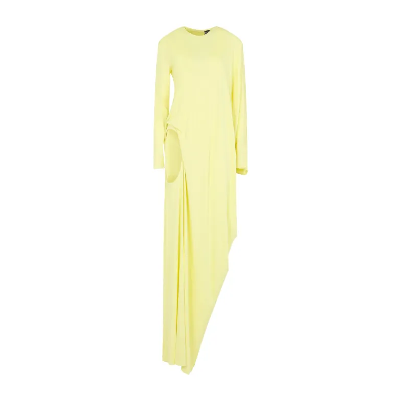 CREAM YELLOW EVENING DRESS made by Tom Ford