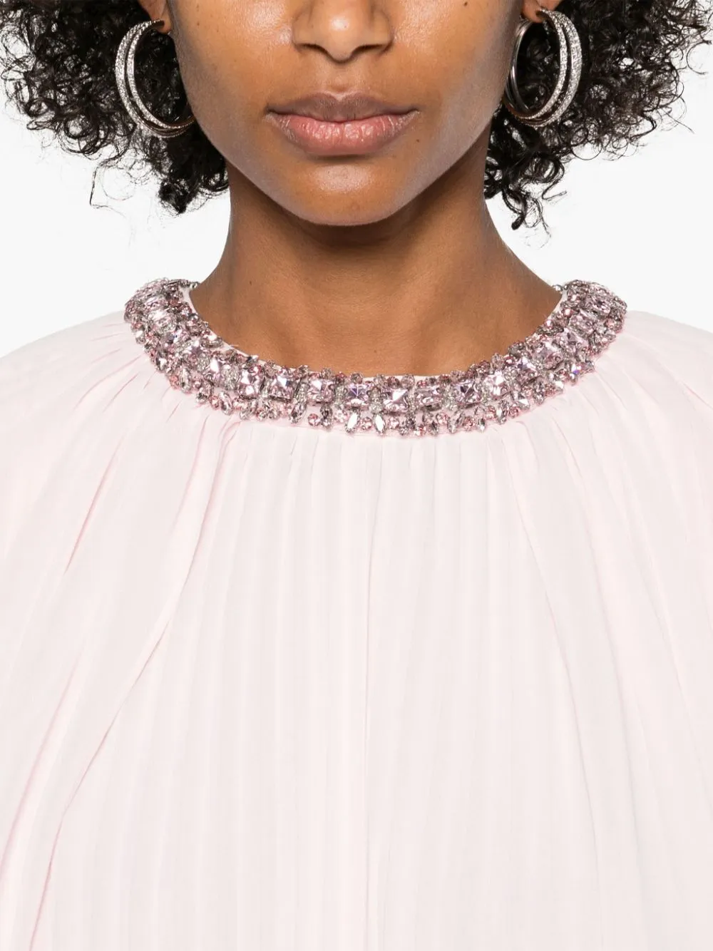 PINK DRESS WITH PINK RHINGES sold by Lord & Taylor product image thumbnail 3