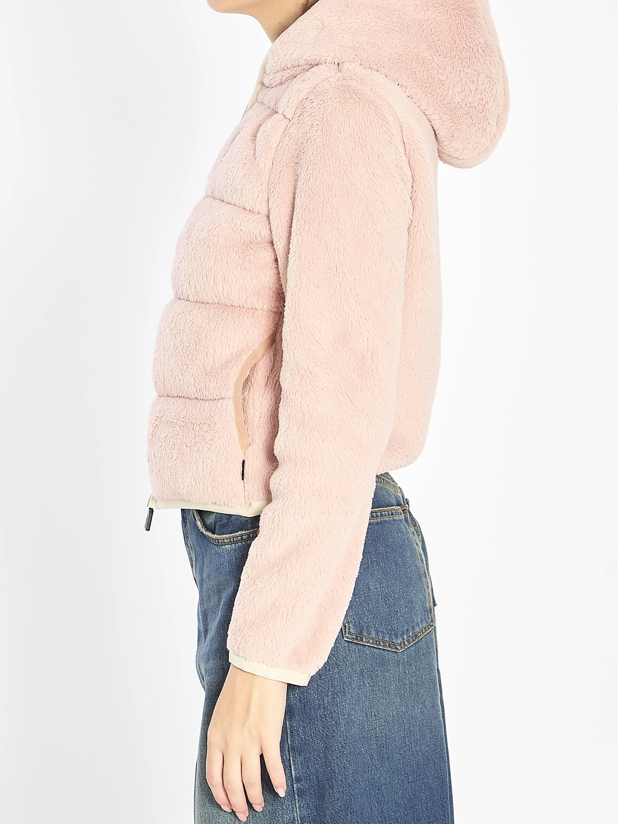 PADDED HOODIE IN PINK sold by Lord & Taylor product image thumbnail 3