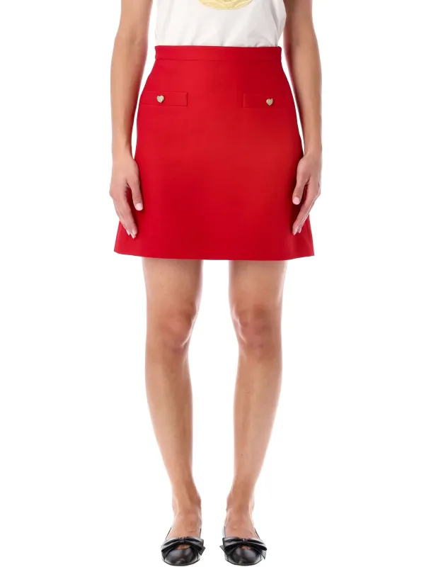 MINI SKIRT IN CREPE COUTURE sold by Lord & Taylor