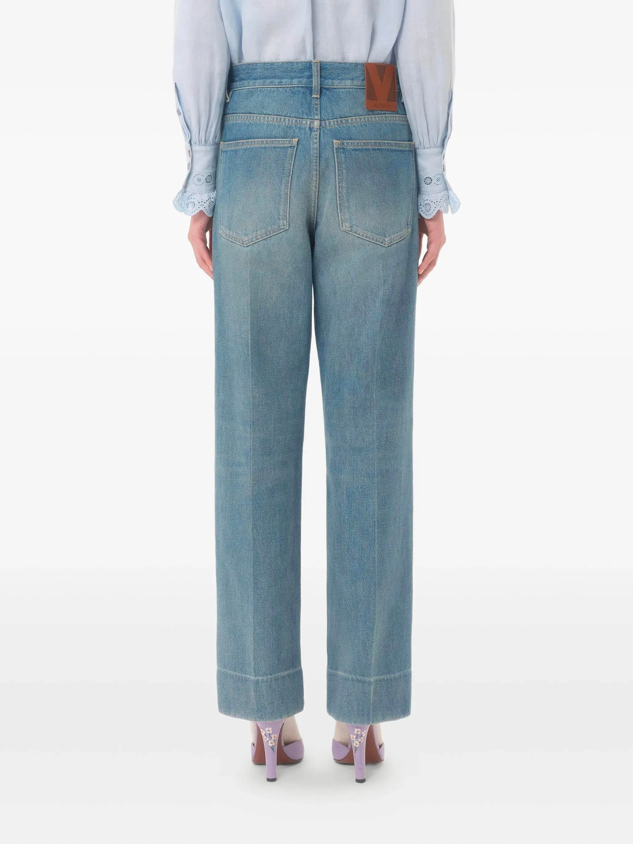 CHEZ VALENTINO DENIM PANTS sold by Lord & Taylor product image thumbnail 5