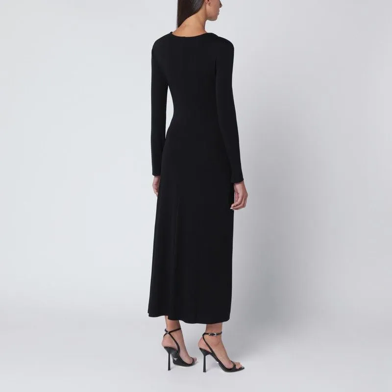 FERRERA DRESS IN BLACK DRAPED JERSEY sold by Lord & Taylor product image thumbnail 2