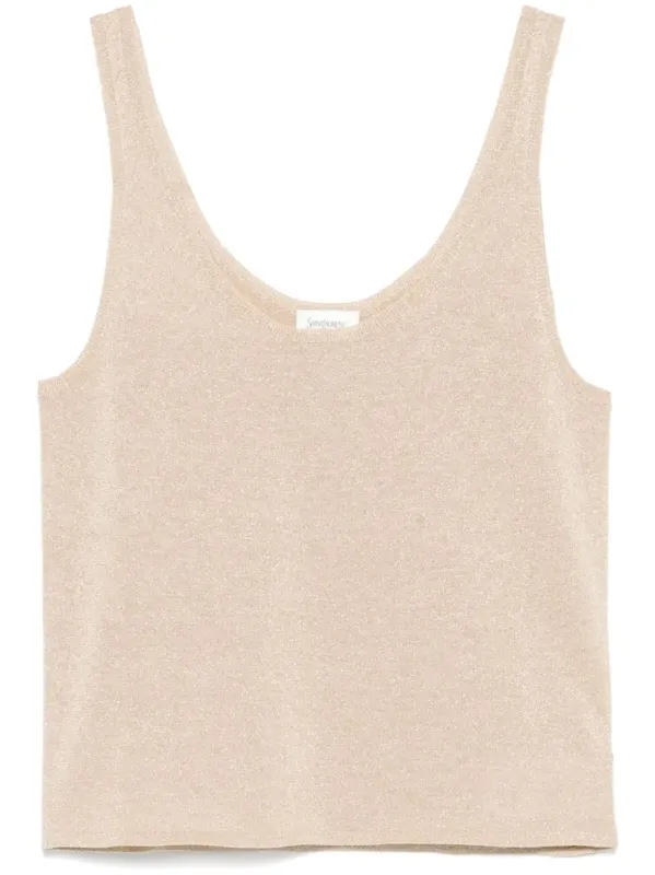 LUREX KNIT TANK TOP sold by Lord & Taylor