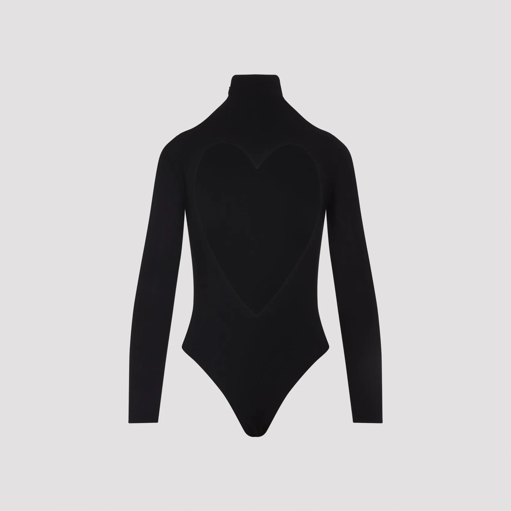 FLUID JERSEY BODYSUIT WITH HEART CUT-OUT sold by Lord & Taylor product image thumbnail 3