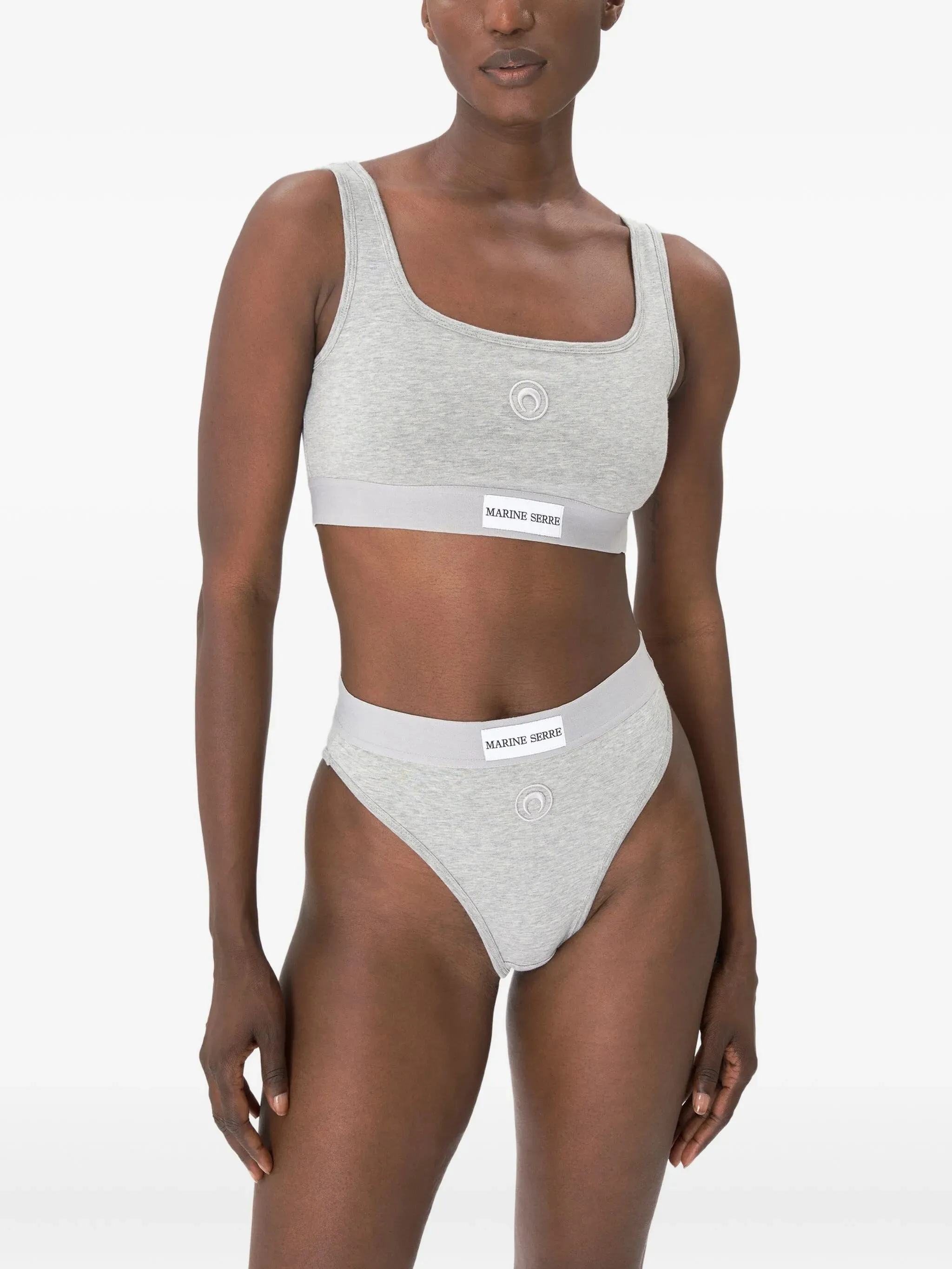 MOON LOGO STRETCHED JERSEY SPORT BRA sold by Lord & Taylor product image thumbnail 2