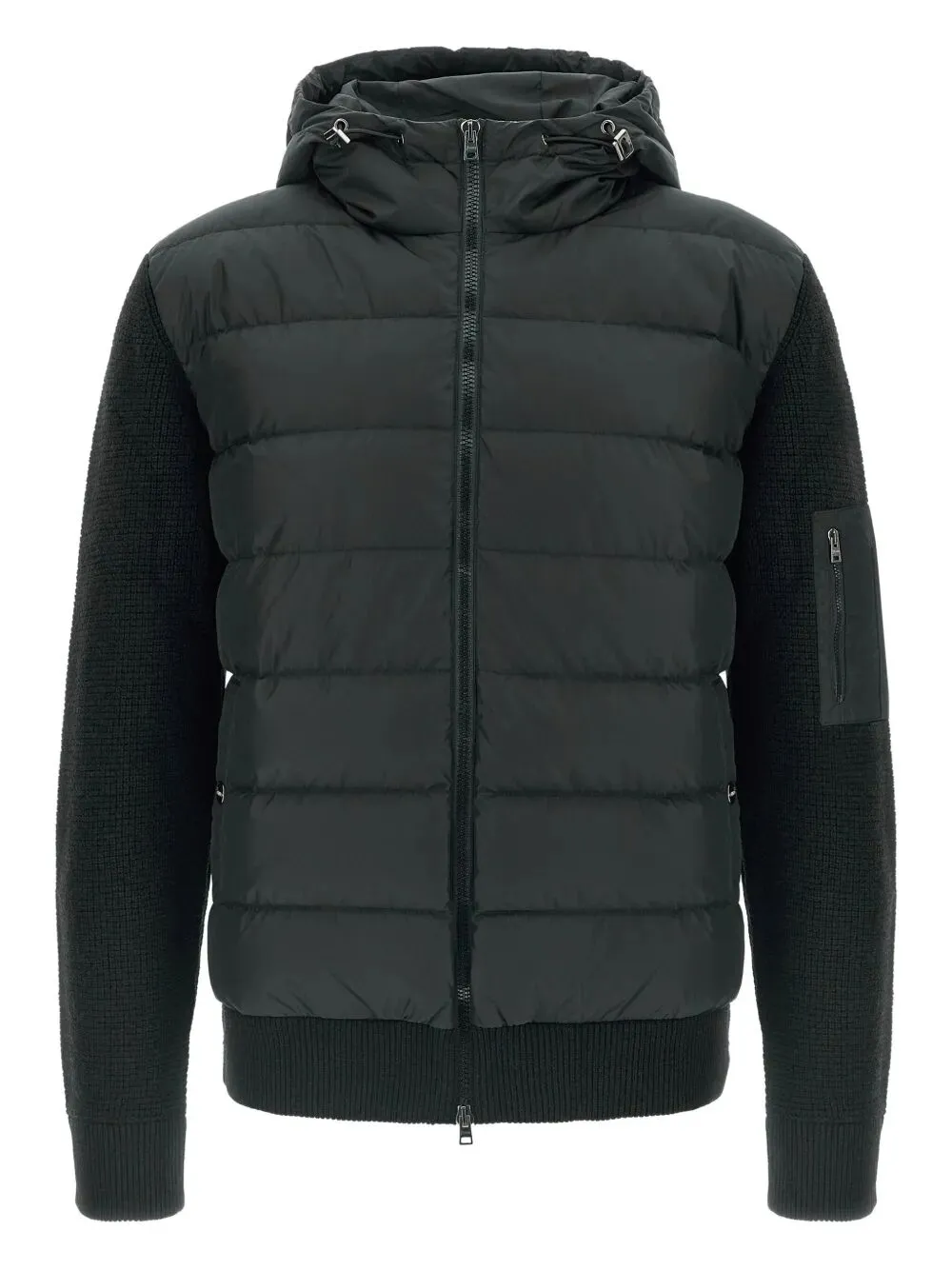 PADDED BOMBER JACKET WITH WOOL SLEEVES sold by Lord & Taylor
