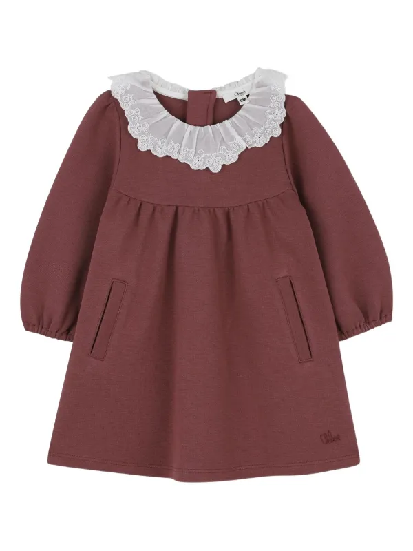 RUFFLED LONG-SLEEVE DRESS sold by Lord & Taylor
