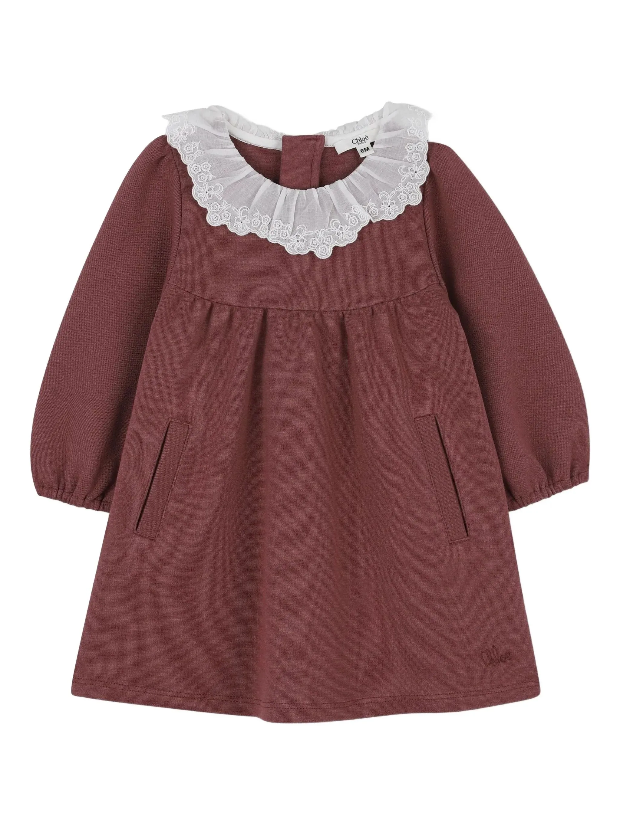 RUFFLED LONG-SLEEVE DRESS sold by Lord & Taylor