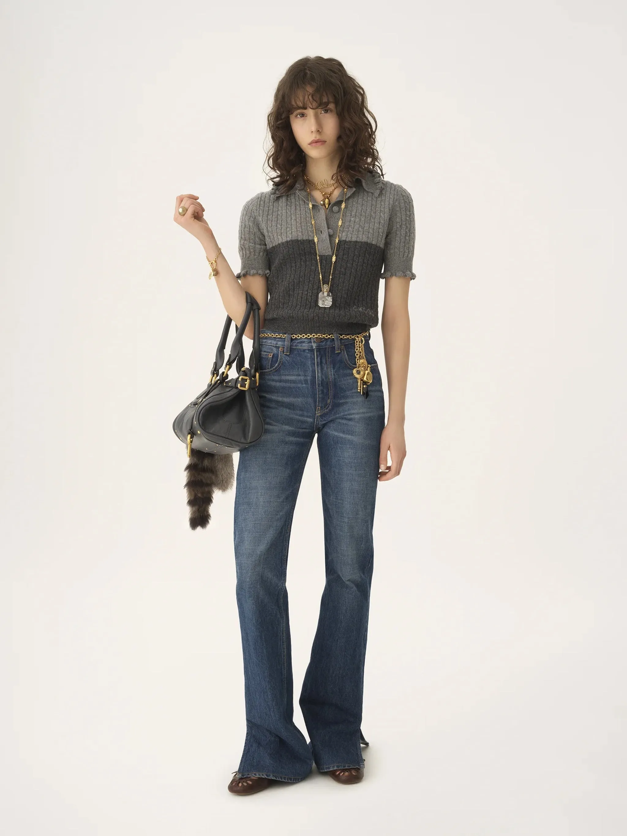 SHORT-SLEEVE POLO SWEATER sold by Lord & Taylor product image thumbnail 2