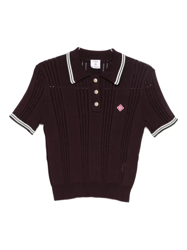 SHORT-SLEEVED POLO SHIRT IN COTTON KNIT sold by Lord & Taylor