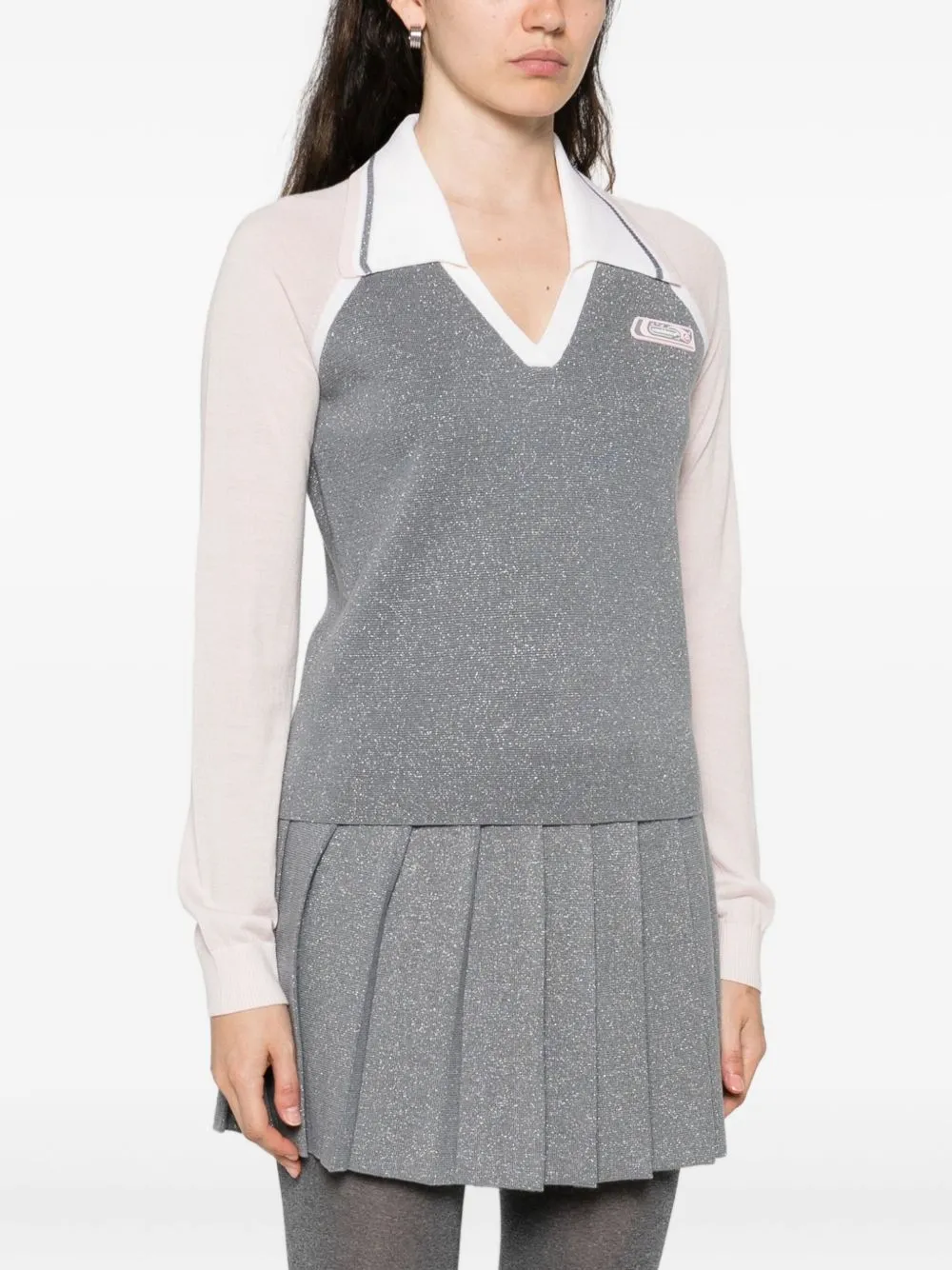 LONG-SLEEVED MERINO WOOL TENNIS POLO sold by Lord & Taylor product image thumbnail 3