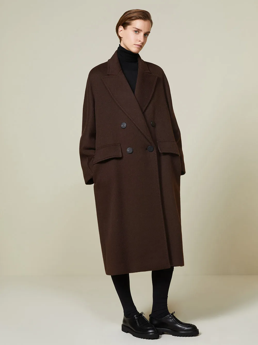 OVERSIZED COAT IN CASHMERE, ALPACA AND WOOL sold by Lord & Taylor product image thumbnail 2