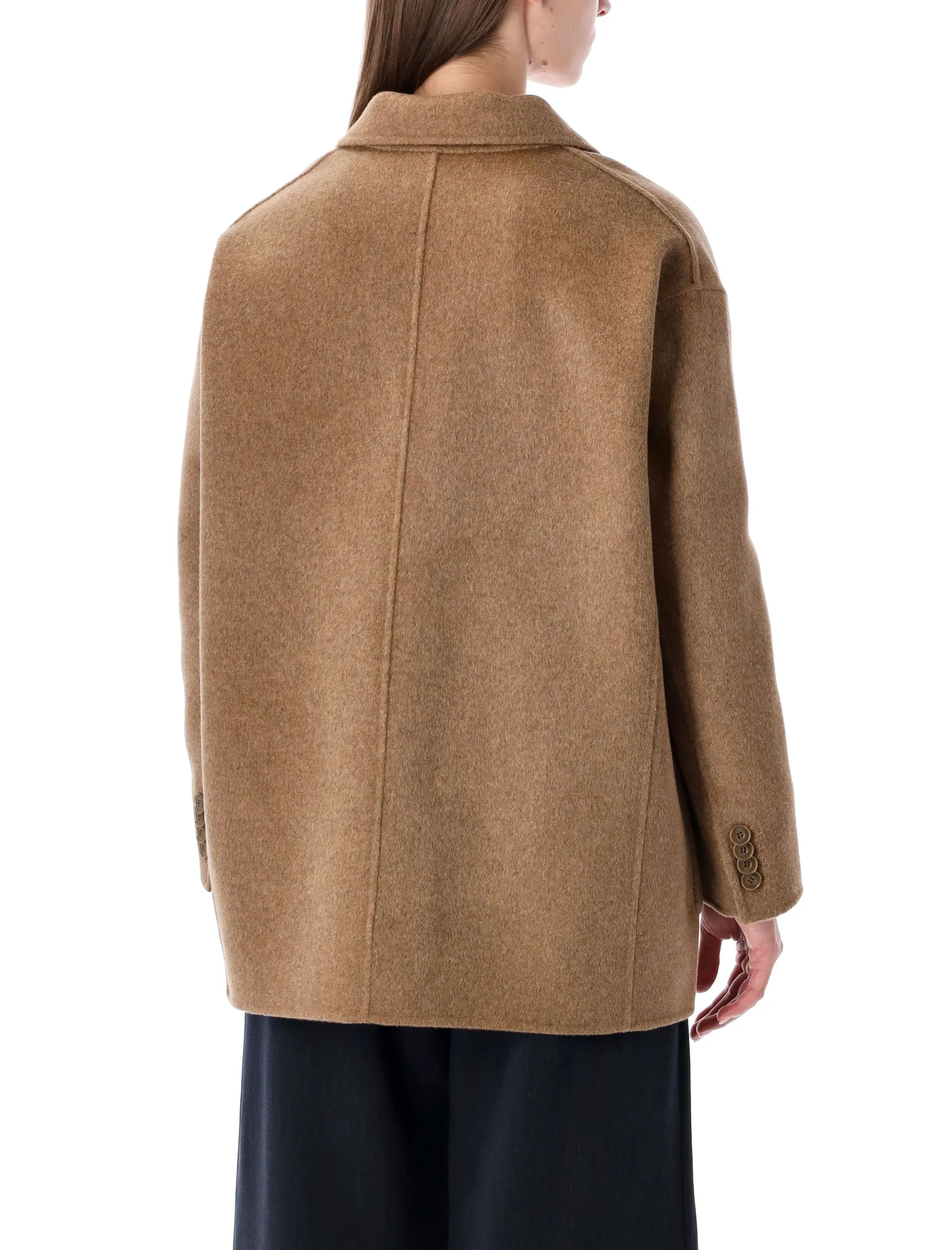 CAMEL WOOL JACKET WITH LOOSE FIT sold by Lord & Taylor product image thumbnail 2