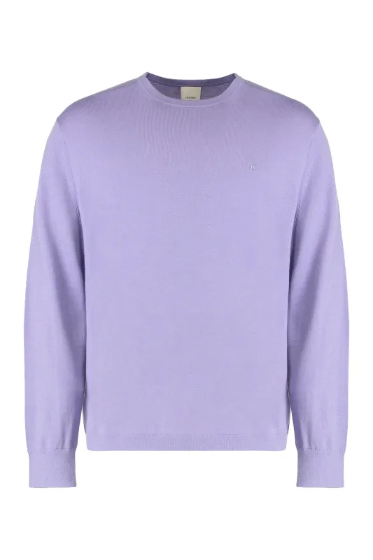 SWEATER WITH ROUND NECK IN WOOL sold by Lord & Taylor