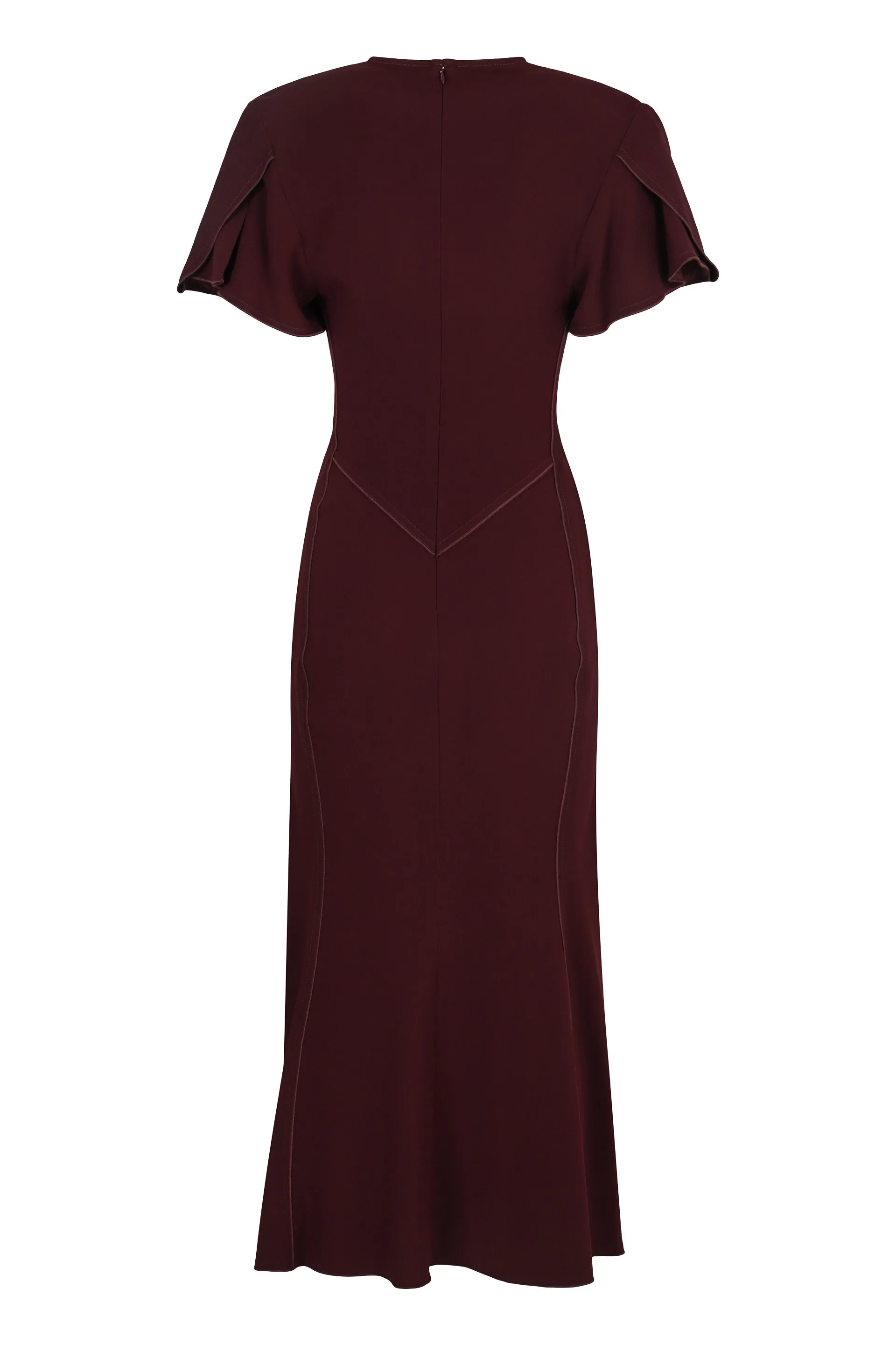 MIDI DRESS WITH V-NECK sold by Lord & Taylor product image thumbnail 2