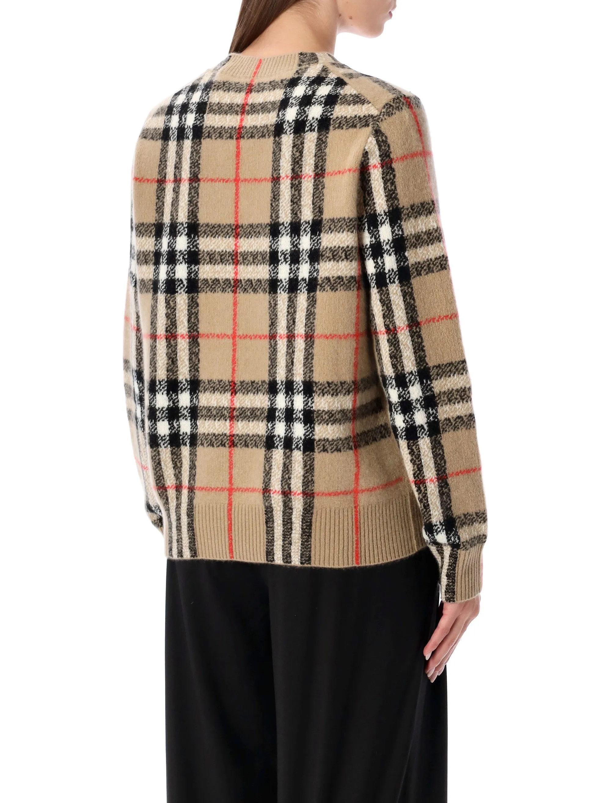 BURBERRY LONDON CHECK WOOL-CASHMERE SWEATER sold by Lord & Taylor product image thumbnail 2
