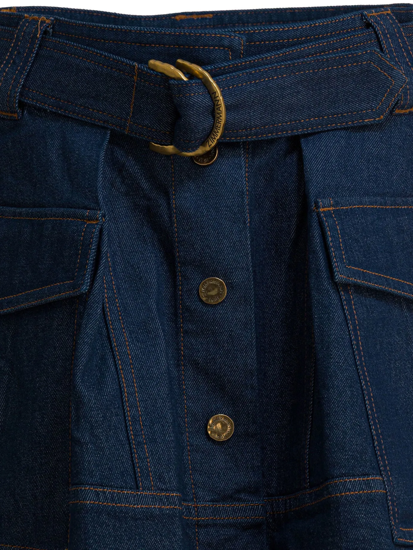 DENIM SKIRT WITH BELT sold by Lord & Taylor product image thumbnail 3