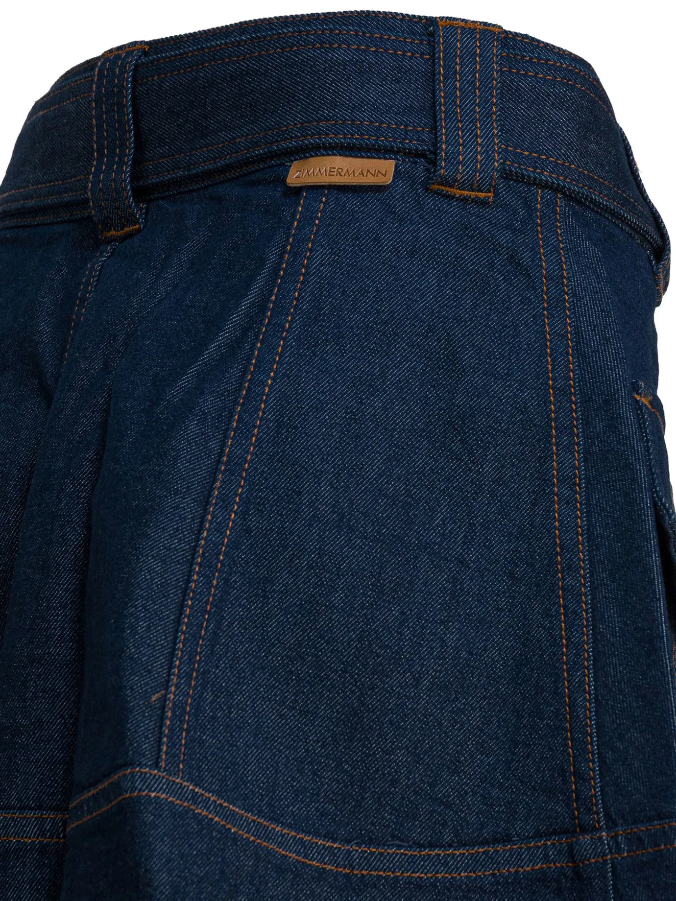 DENIM SKIRT WITH BELT sold by Lord & Taylor product image thumbnail 4