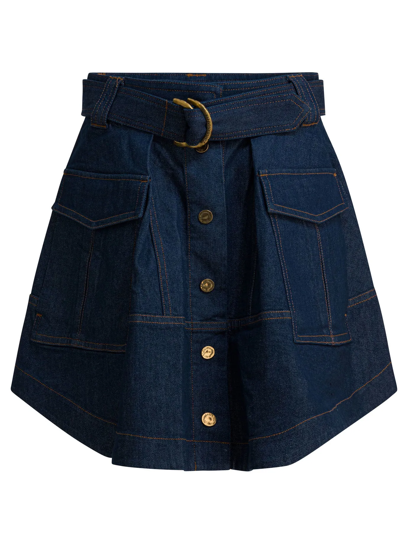 DENIM SKIRT WITH BELT sold by Lord & Taylor