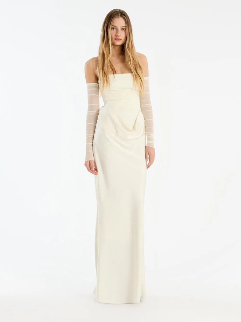 RUCHED MAXI DRESS sold by Lord & Taylor product image thumbnail 2