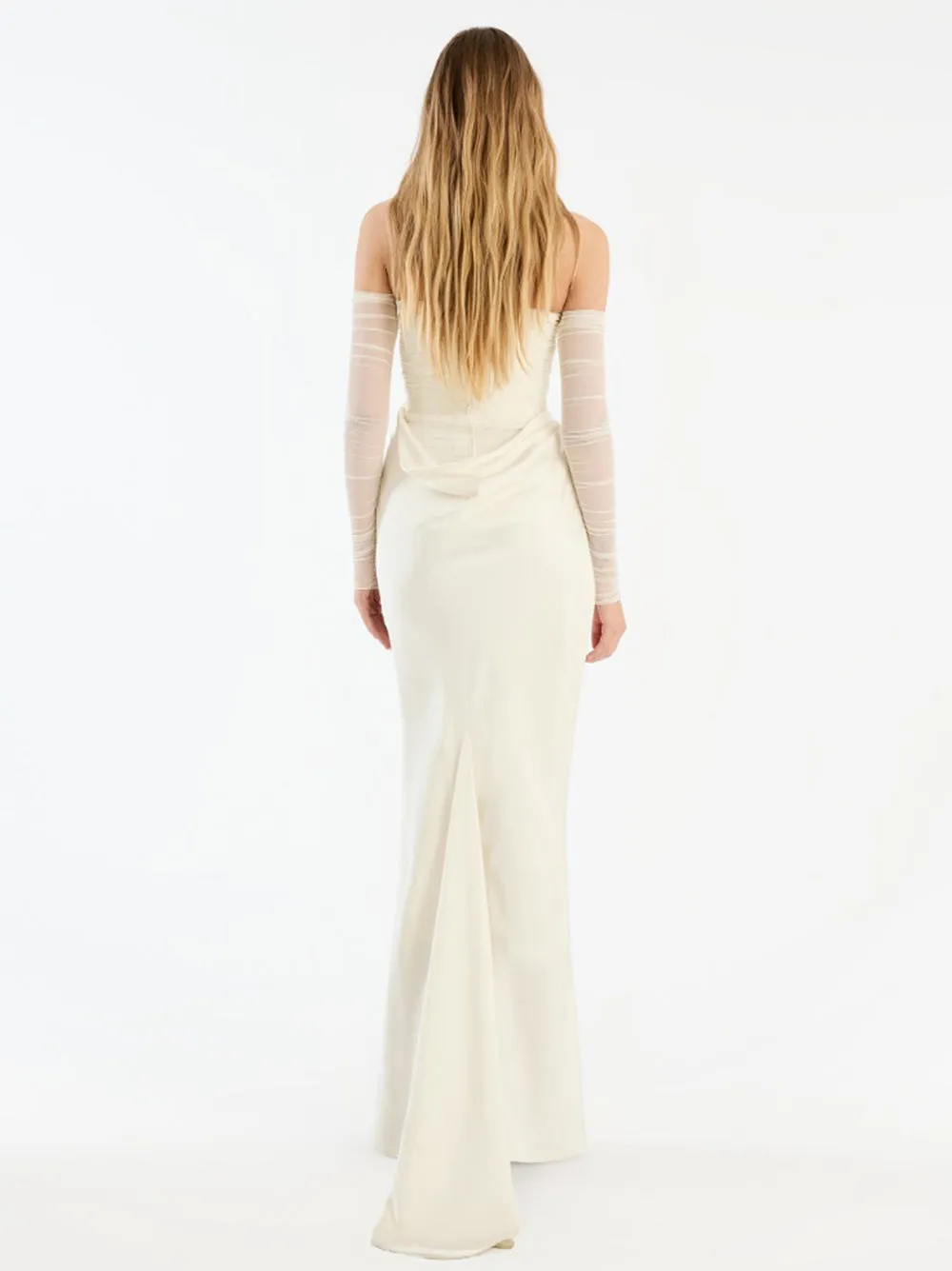 RUCHED MAXI DRESS sold by Lord & Taylor product image thumbnail 3