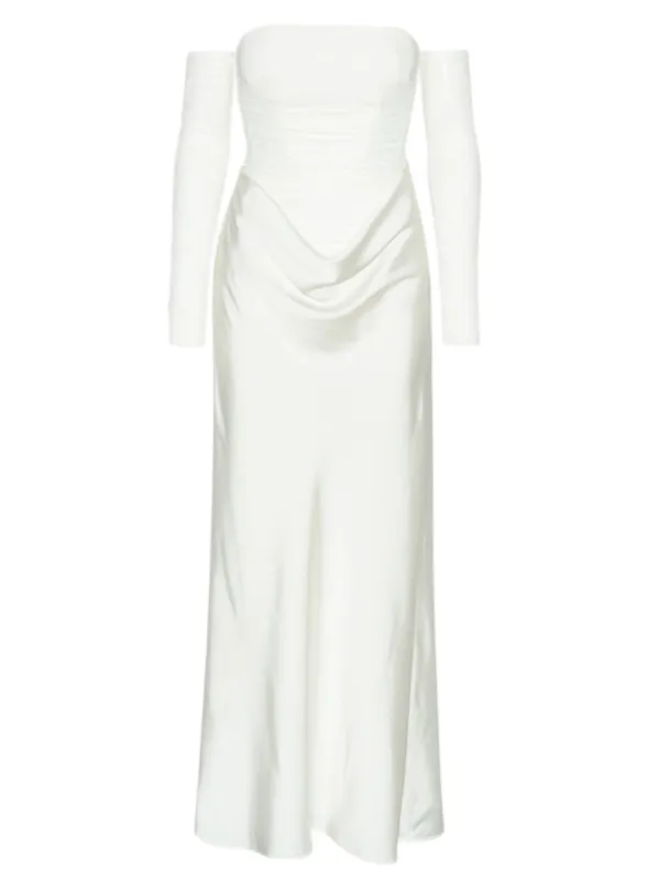 RUCHED MAXI DRESS sold by Lord & Taylor