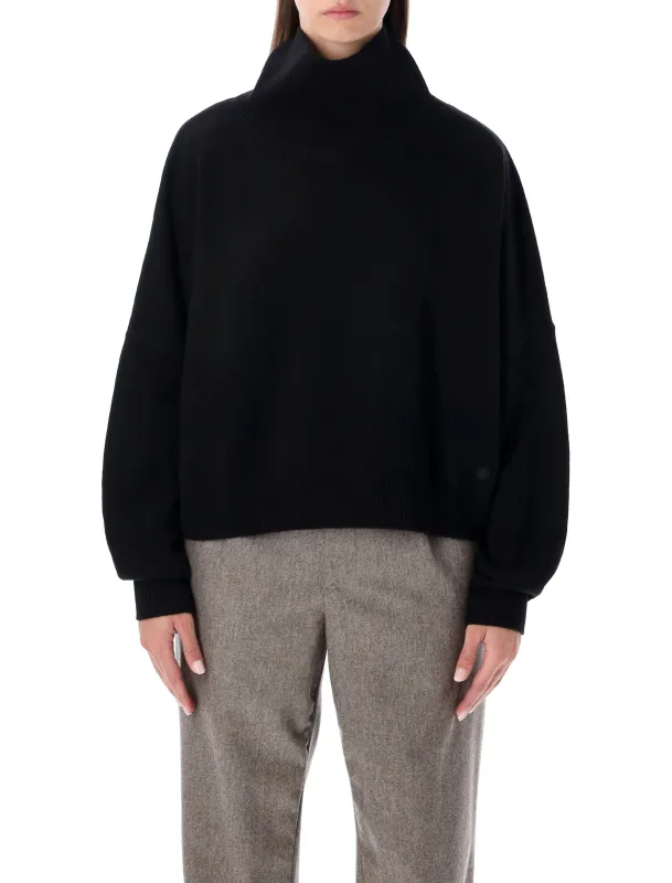 LOULOU DE SAISON LUKE WOOL-CASHMERE STAND COLLAR SWEATER sold by Lord & Taylor