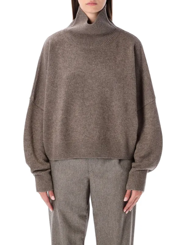 LOULOU DE SAISON LUKE WOOL-CASHMERE STAND COLLAR SWEATER sold by Lord & Taylor