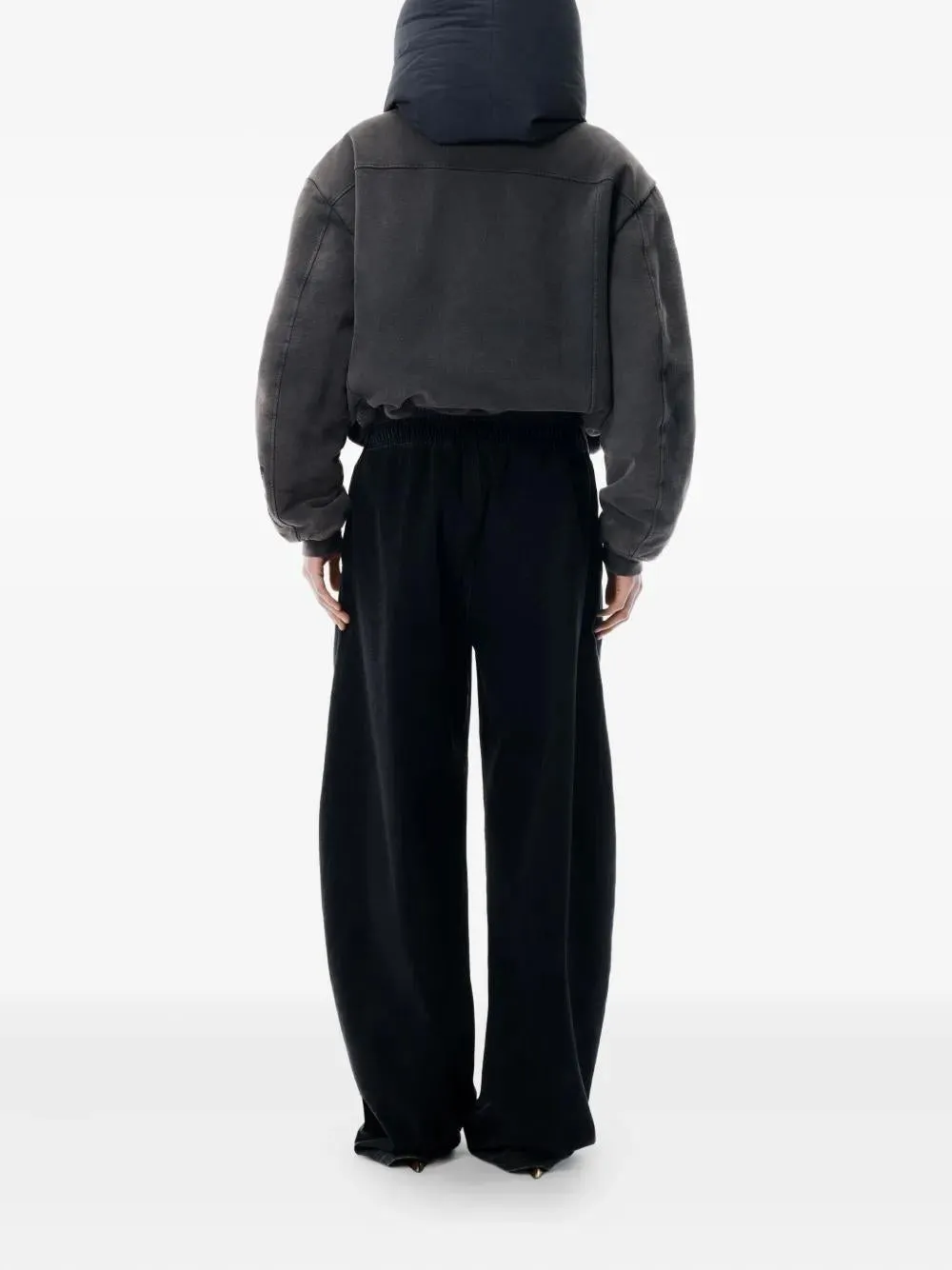 ALEXANDER WANG WIDE-LEG BLACK DENIM SWEATPANTS sold by Lord & Taylor product image thumbnail 3