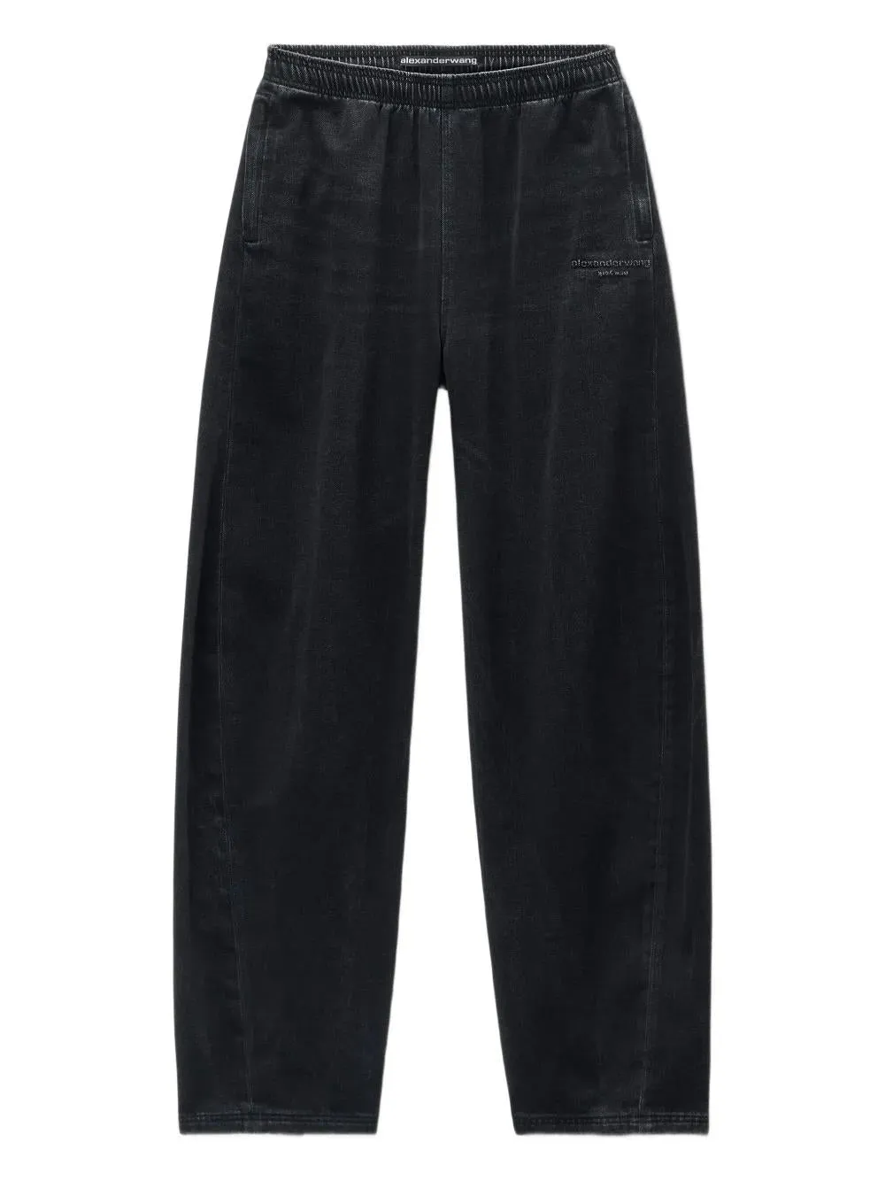 ALEXANDER WANG WIDE-LEG BLACK DENIM SWEATPANTS sold by Lord & Taylor