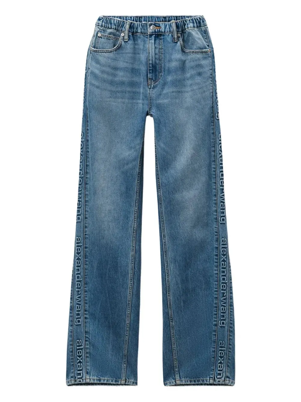 ALEXANDER WANG BLUE BALLOON JOGGER JEANS WITH LOGO sold by Lord & Taylor