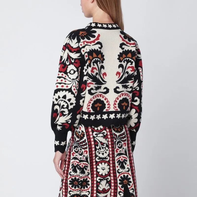 IVORY SWEATER WITH TAPESTRY sold by Lord & Taylor product image thumbnail 2