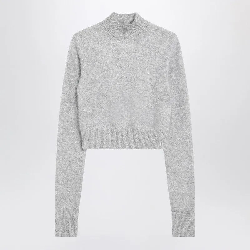 GREY CROPPED CASHMERE SWEATER sold by Lord & Taylor