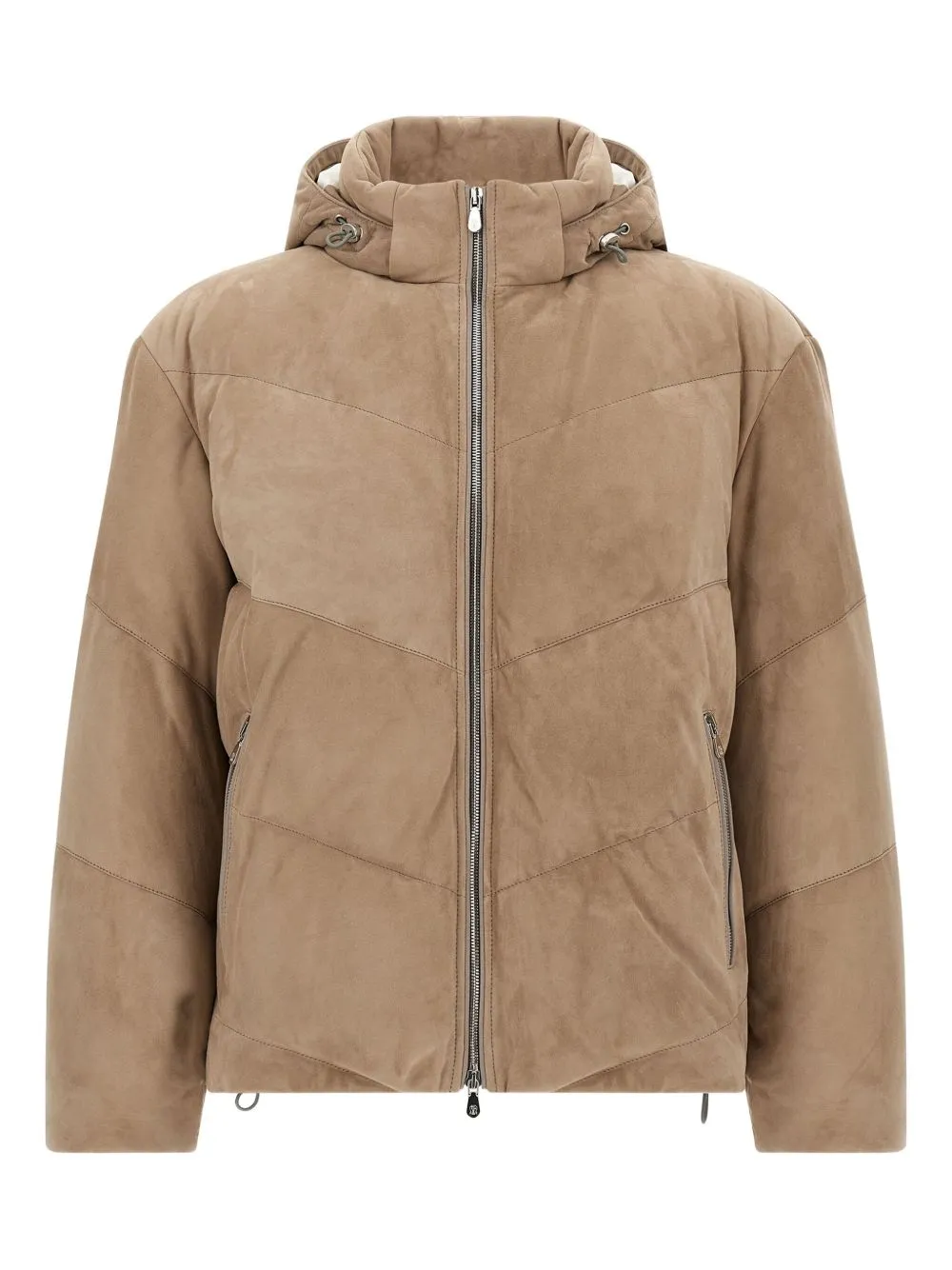 LEATHER SHORT DOWN JACKET sold by Lord & Taylor