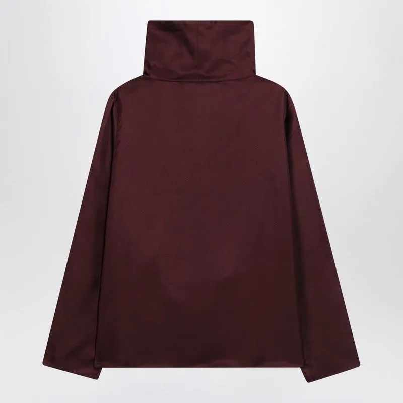 PLUM CYNA SILK BLOUSE sold by Lord & Taylor product image thumbnail 2