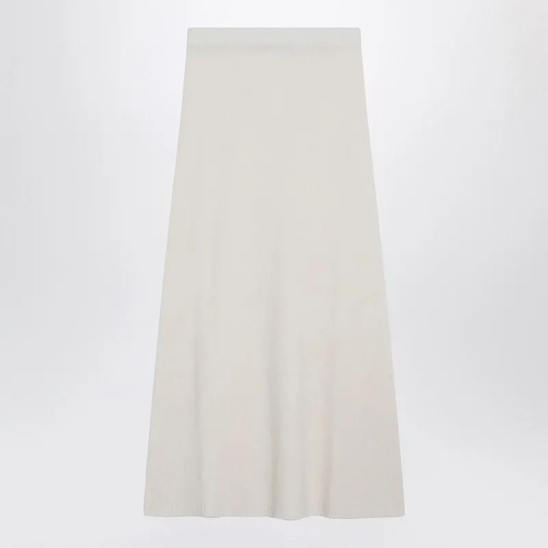 IVORY SKIRT IN STRETCH CASHMERE KNIT sold by Lord & Taylor