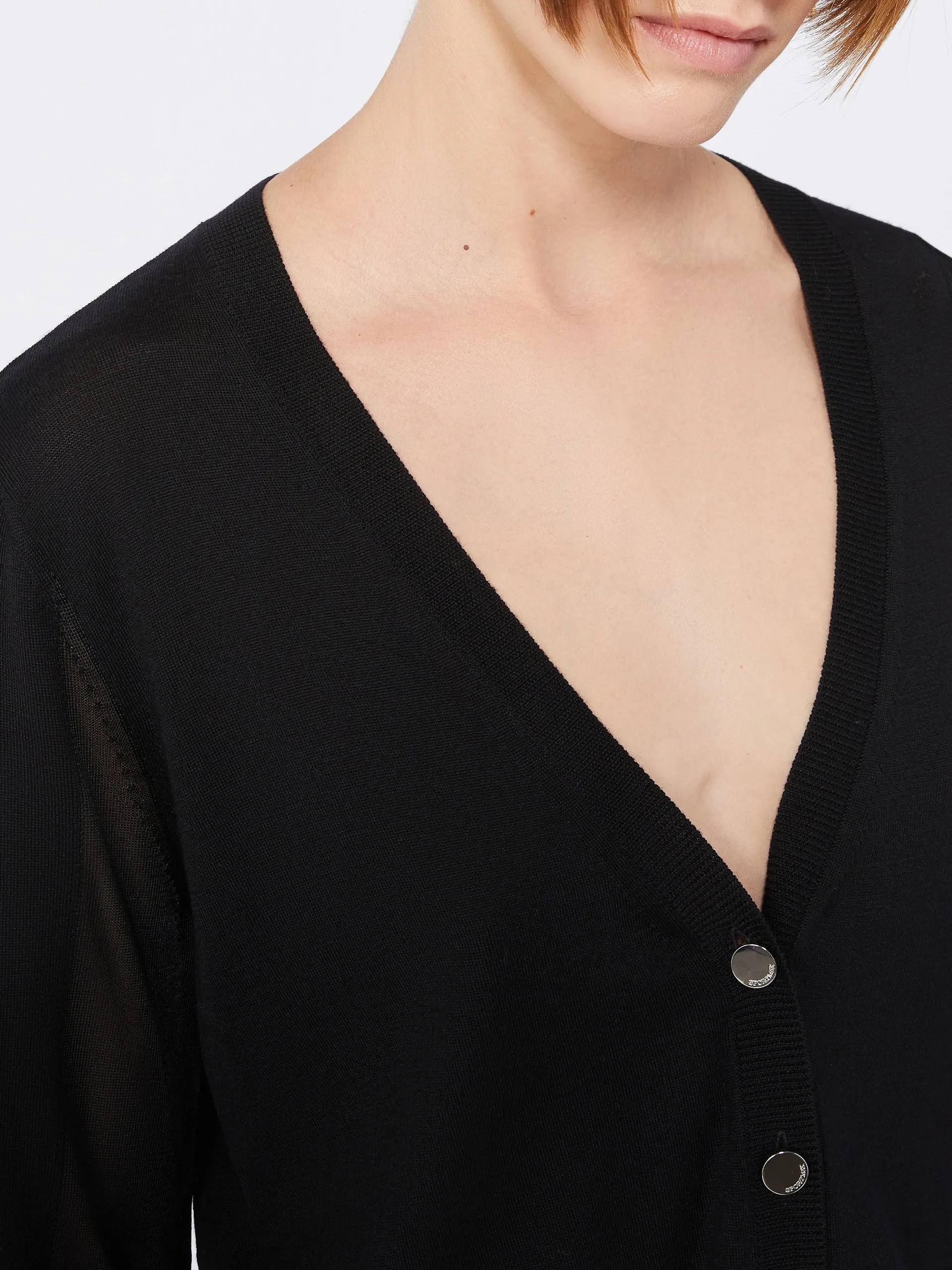 WOOL AND VISCOSE CARDIGAN sold by Lord & Taylor product image thumbnail 5