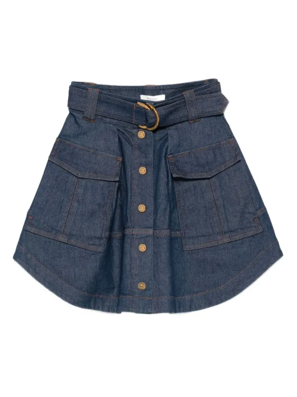 DENIM CARGO MINI SKIRT sold by Lord & Taylor