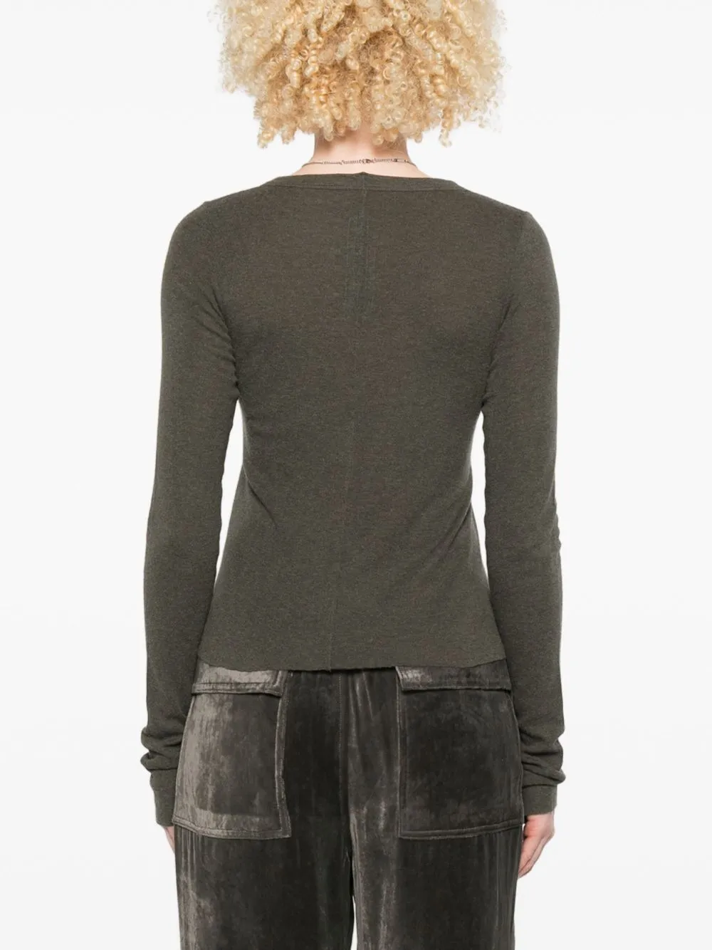 CROPPED RIB LS T sold by Lord & Taylor product image thumbnail 4