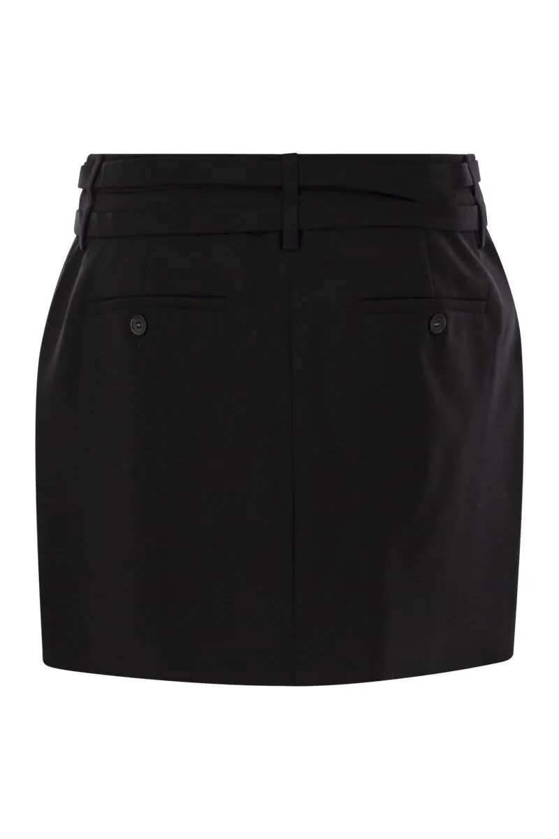 FIFY MINI SKIRT WITH BELT sold by Lord & Taylor product image thumbnail 2