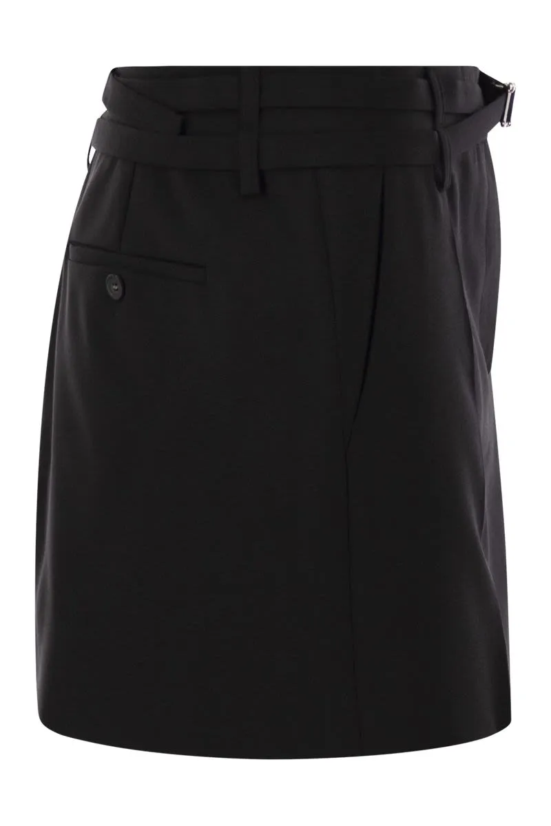 FIFY MINI SKIRT WITH BELT sold by Lord & Taylor product image thumbnail 3