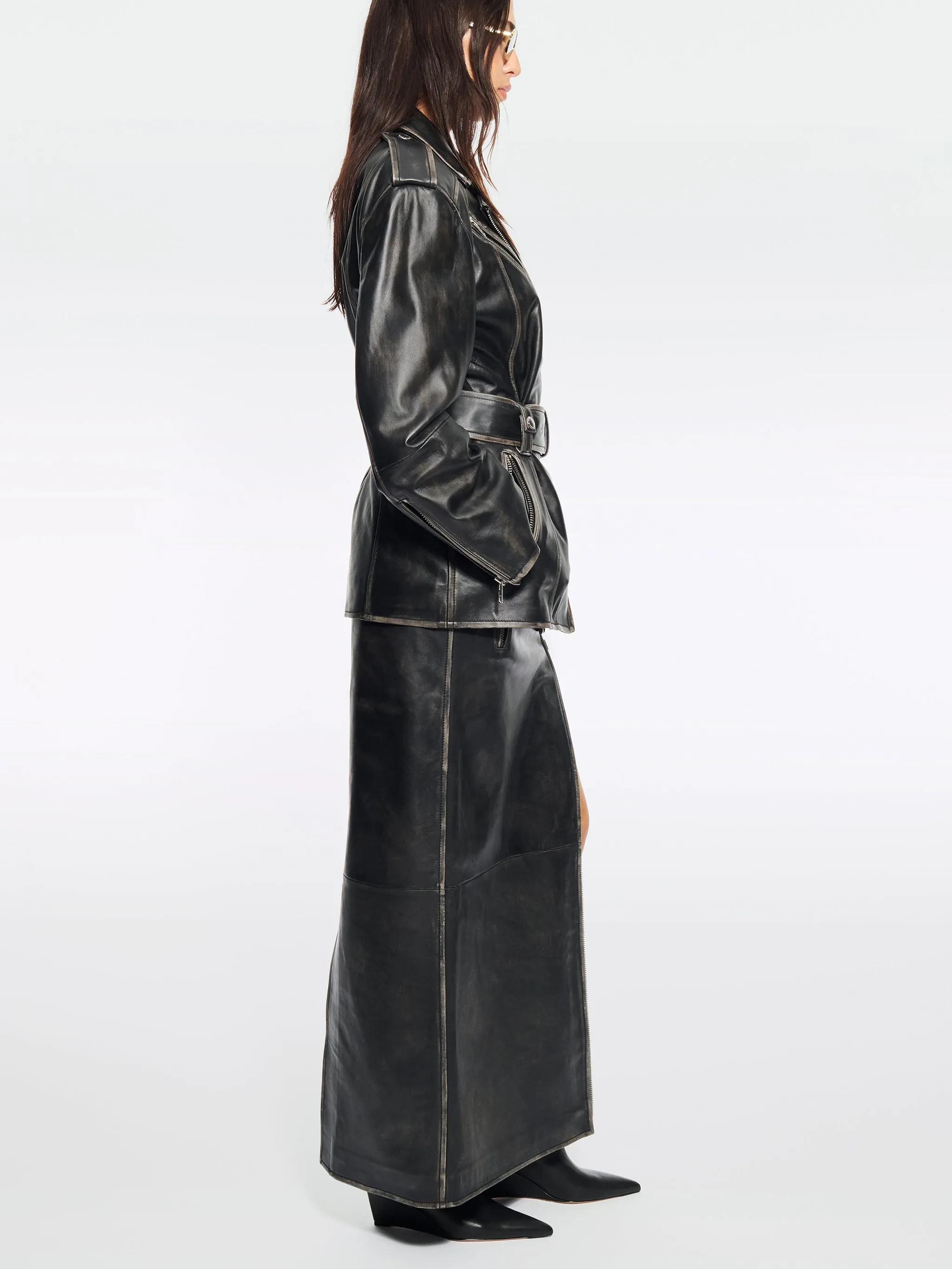 LEONA BIKER JACKET sold by Lord & Taylor product image thumbnail 4
