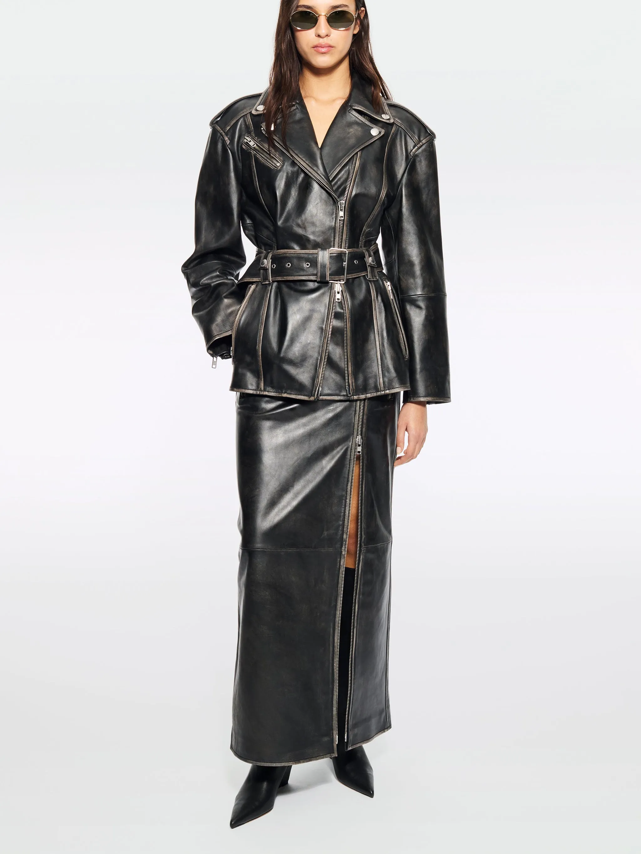 LEONA BIKER JACKET sold by Lord & Taylor product image thumbnail 3