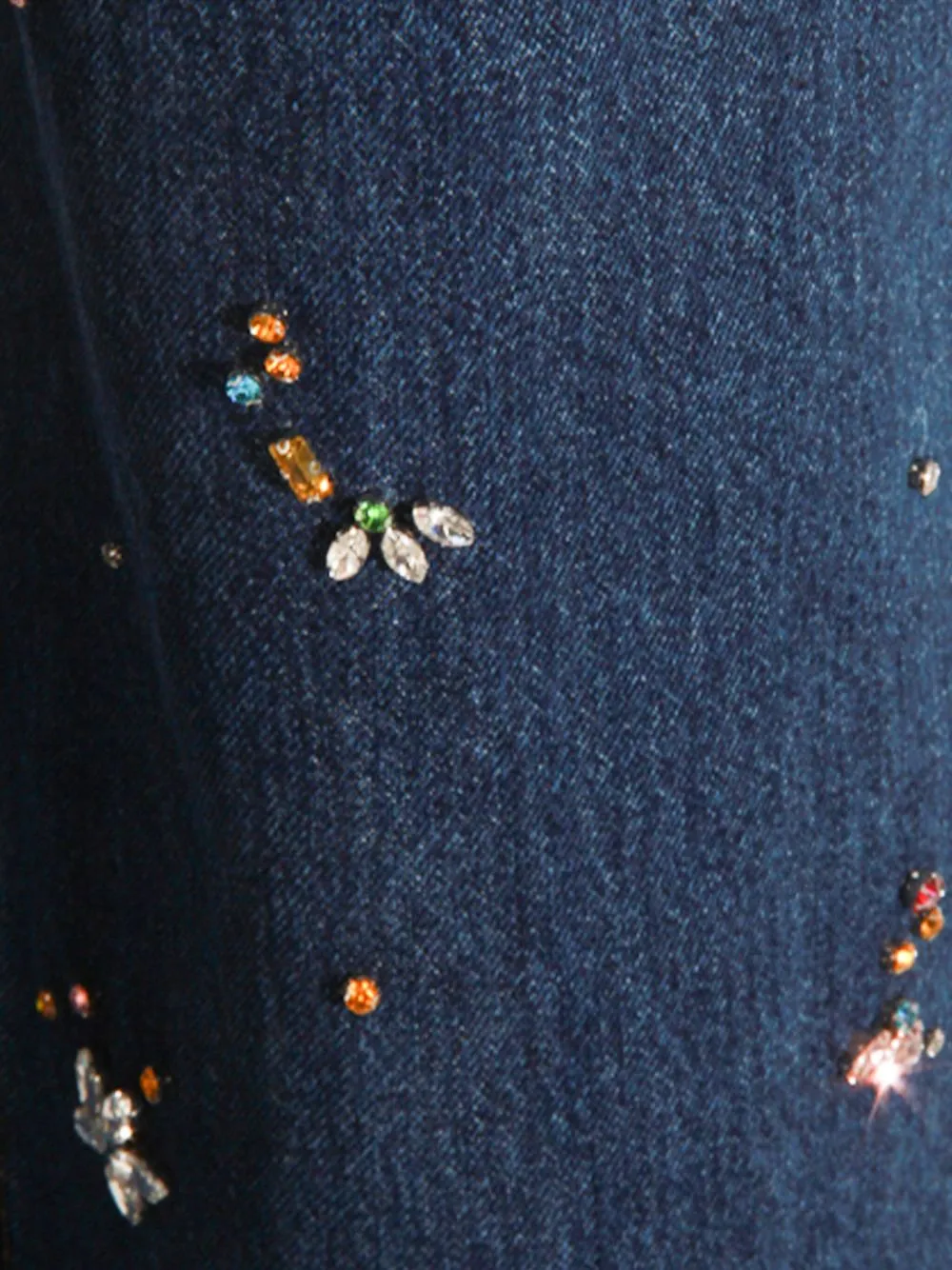 EMBELLISHED WIDE LEG JEANS sold by Lord & Taylor product image thumbnail 4