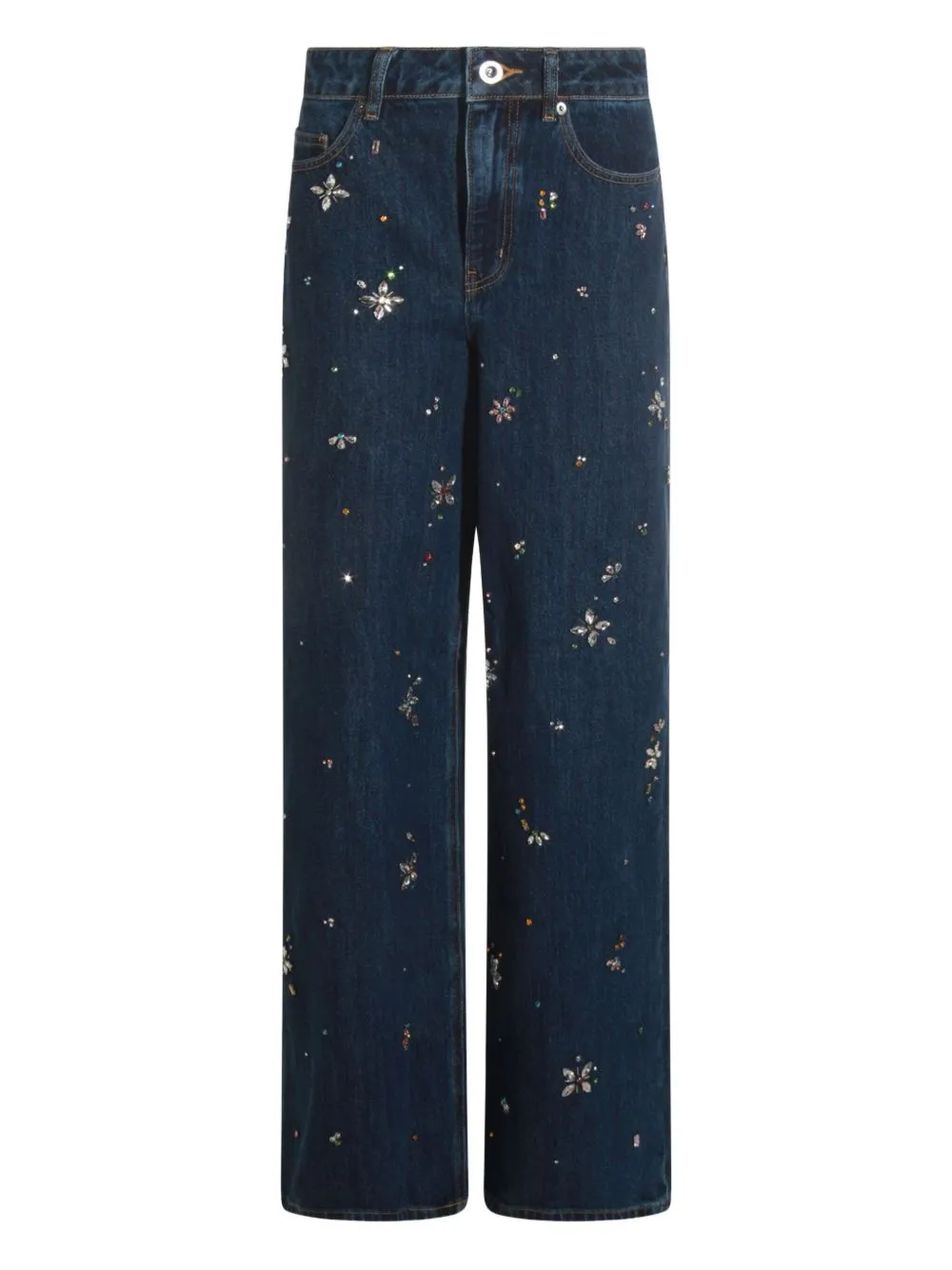 EMBELLISHED WIDE LEG JEANS sold by Lord & Taylor